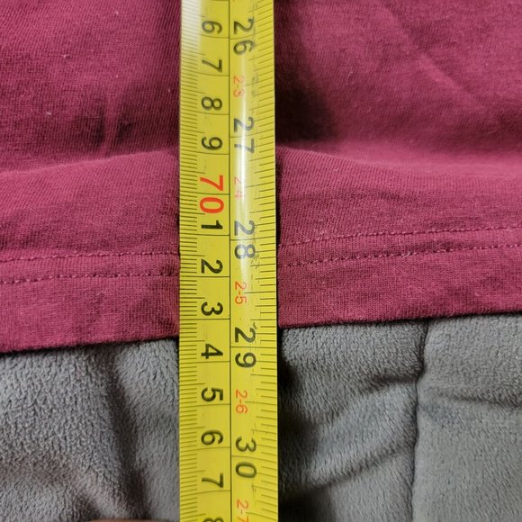 Columbia Mens XL Dark Red Logo Graphic Tshirt Sunset Mountain Short Sleeve - Picture 9 of 9